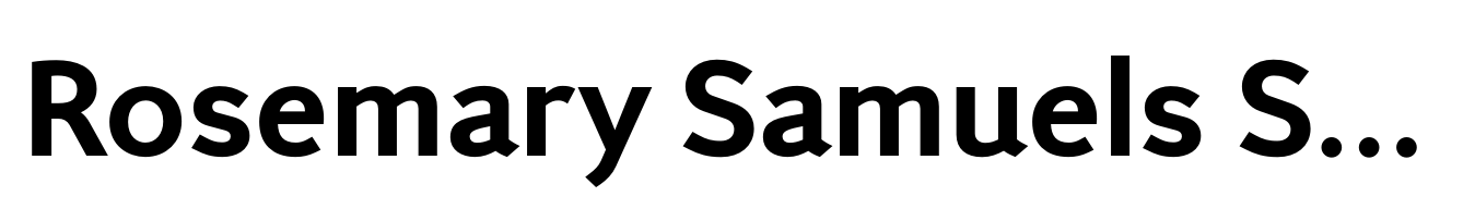 Rosemary Samuels SemiBold